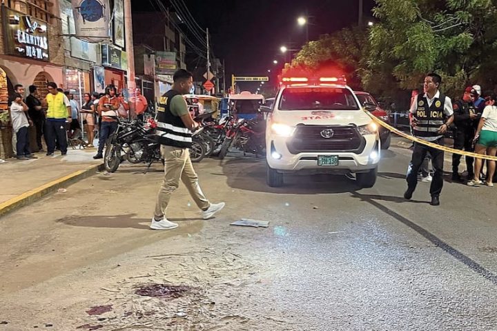 A motorcycle taxi driver is shot dead with 10 shots in Piura
