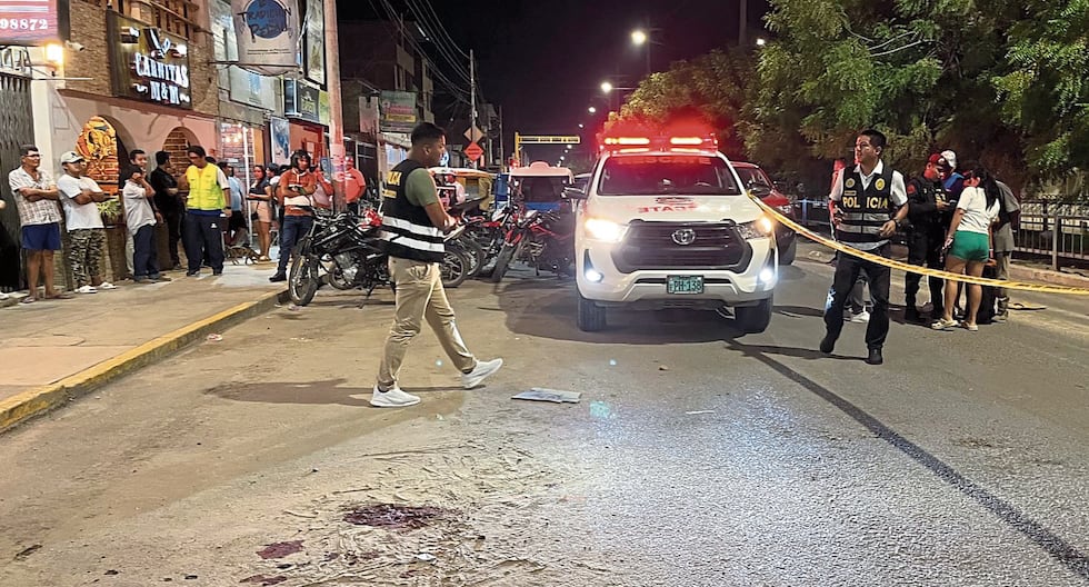 A motorcycle taxi driver is shot dead with 10 shots in Piura