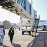 A plane arrives in Venezuela with 109 migrants repatriated from Miami