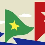 Imagen de la campaña promocional de la "Flotilla Nuestra América"