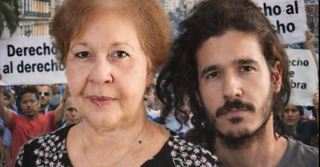 Alina Bárbara López is detained again, this time with the activist Leonardo Romero