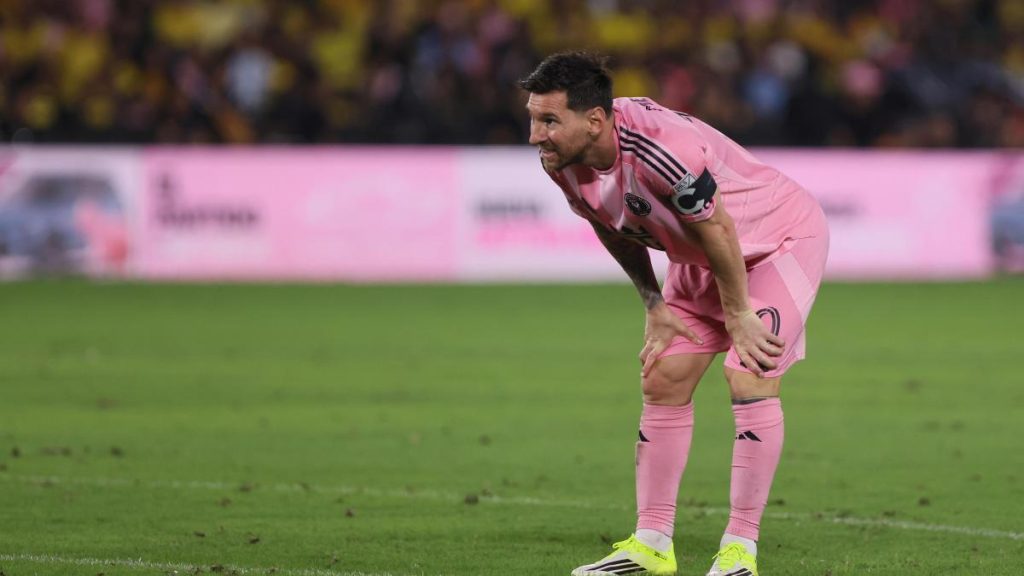 An injury to Messi postpones an Inter Miami match