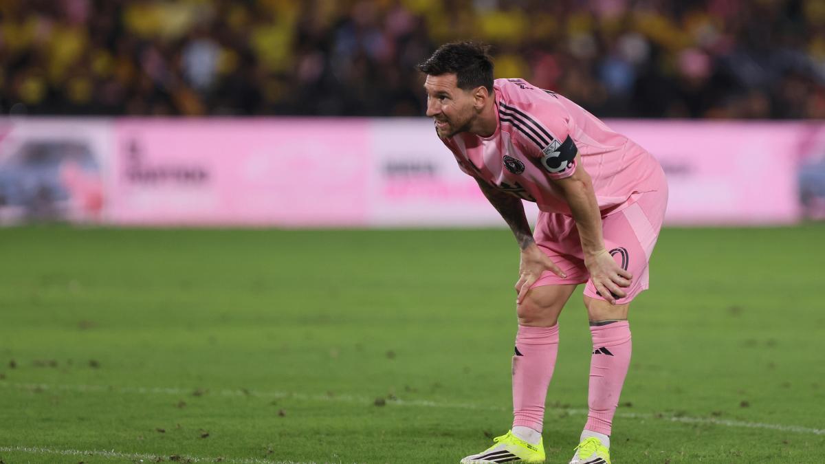 An injury to Messi postpones an Inter Miami match