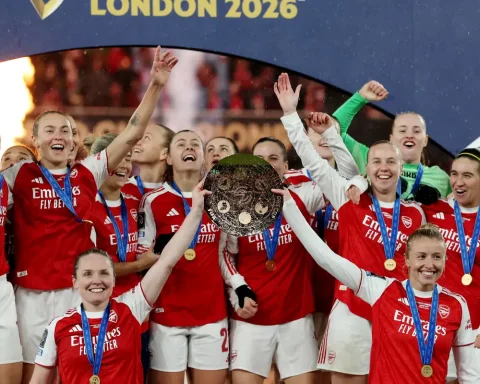 Arsenal beat Corinthians in extra time and win the Women's World Cup