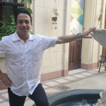 Bernardo Lichilín and guests at UNEAC