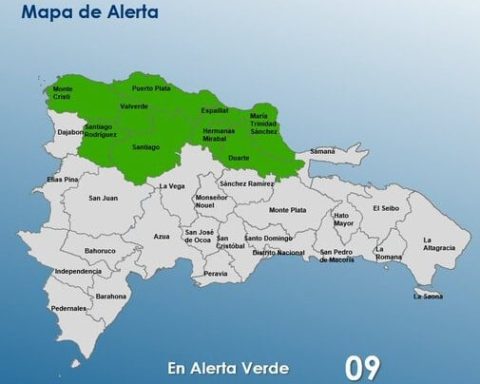 COE amplía a nueve las provincias en alerta verde por lluvias asociadas a frente frío