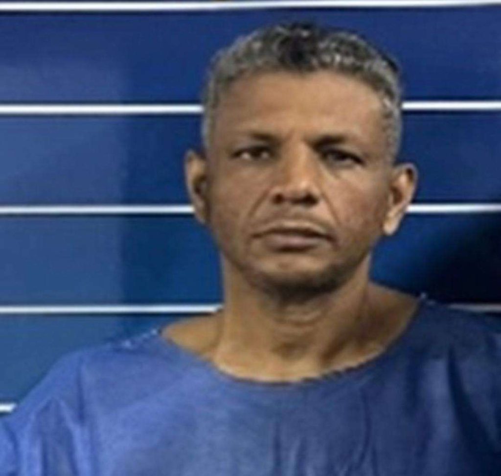 Caught while fleeing after murdering his ex-partner