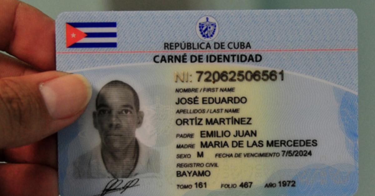 Cuba runs out of material to make the identity card