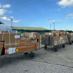 Paquetes de Cubamax en el Aeropuerto Internacional "Abel Santamaría" de Santa Clara