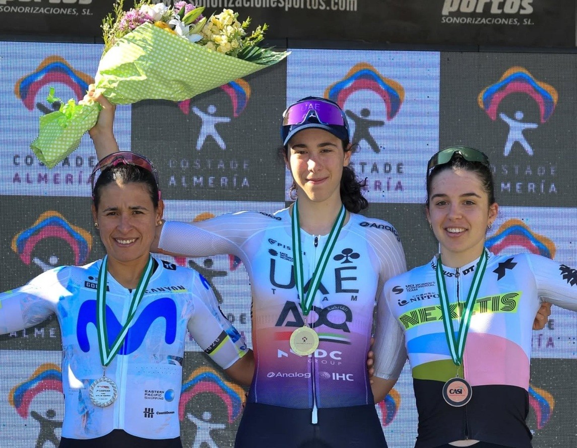 Cycling: Arlenis Sierra takes the podium in the Almería Classic