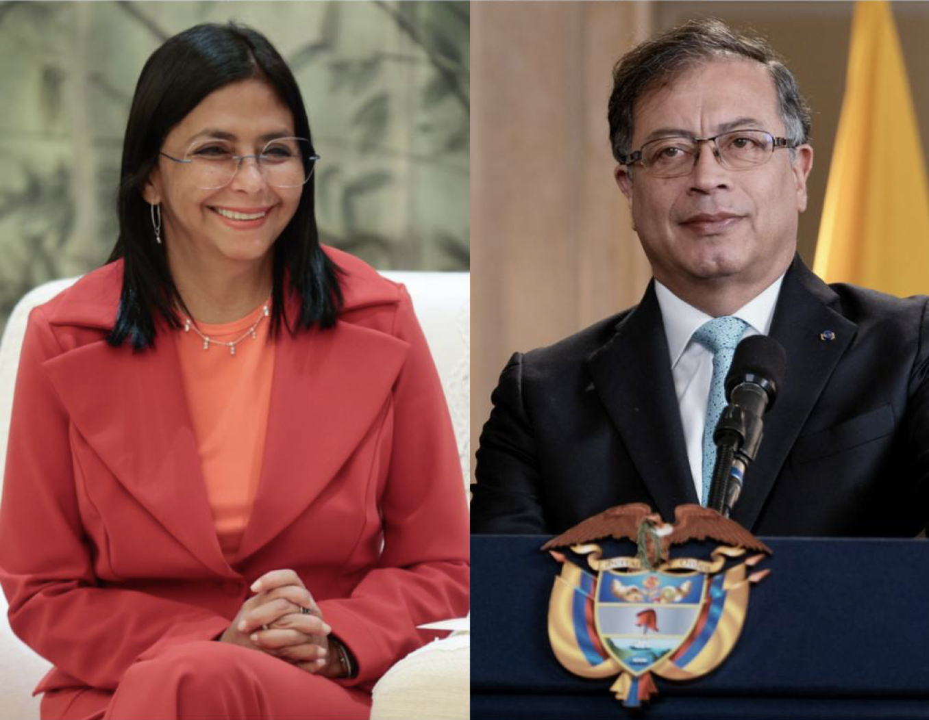 Delcy Rodríguez confirms meeting with Gustavo Petro
