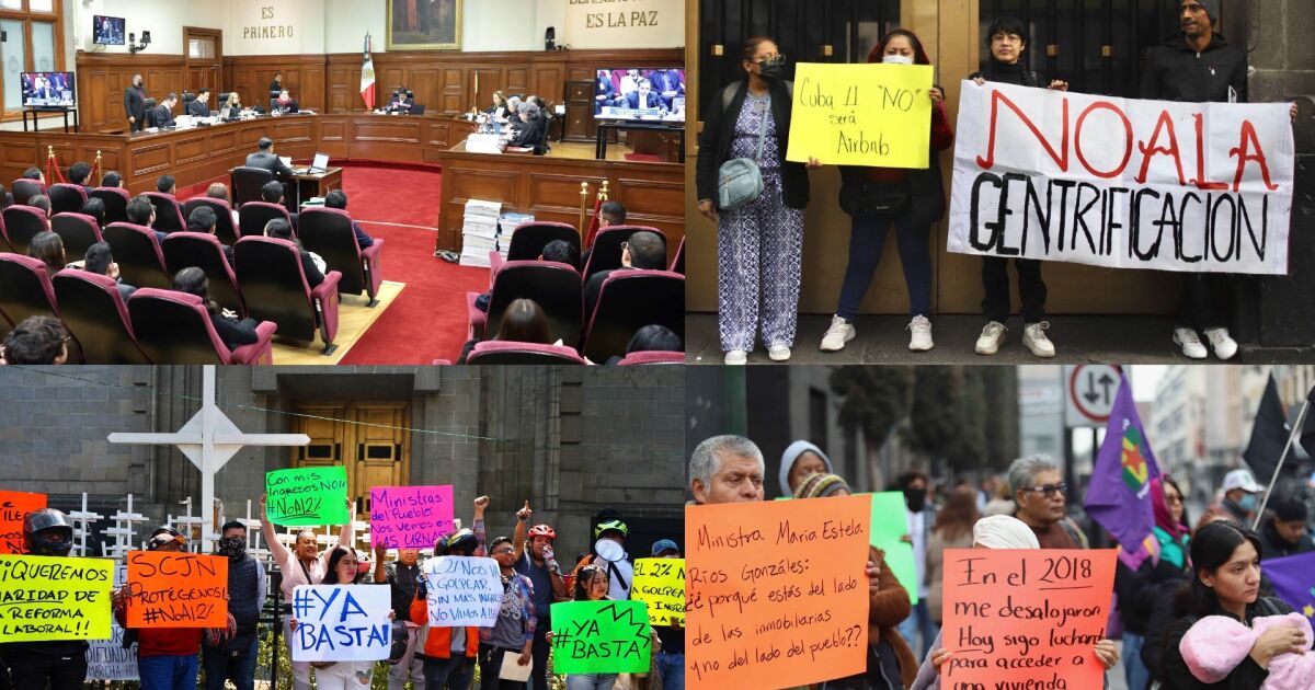 Demonstrations and social pressures 'lower' controversial Court projects