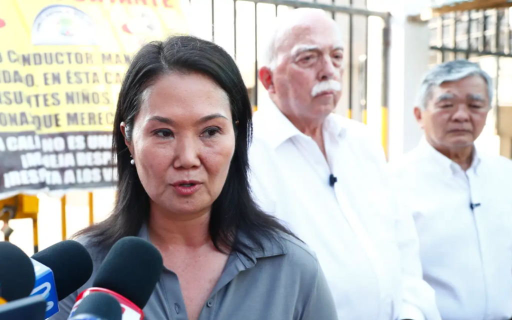Elections 2026: Keiko Fujimori suggests that FF. AA. control prisons and borders