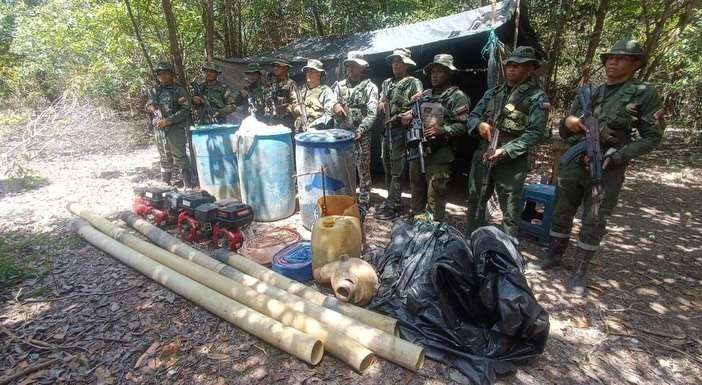 Fanb dismantles illegal mining logistics in the state of Amazonas