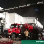 Firefighters fight fire at plastics factory in Haina