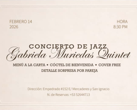 Gabriela Muriedas Quintet in La Moneda Cubana