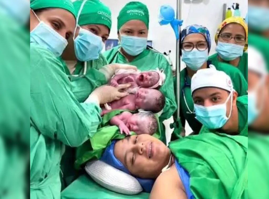 Guasipati said goodbye to the mother of the triplets who died after giving birth