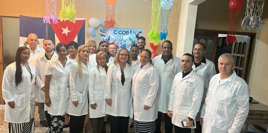Casi una veintena de integrantes de la Brigada Médica Cubana en Guatemala