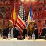 Hammer meets in Madrid with a hundred activists from the Cuban diaspora