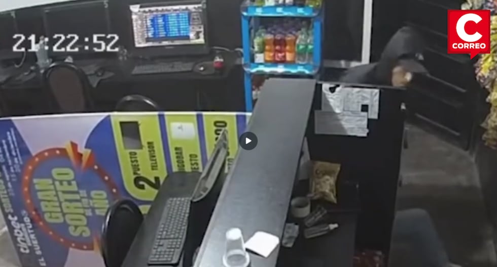 He simulated gambling and robbed a store in Huancayo: he was subdued by neighbors