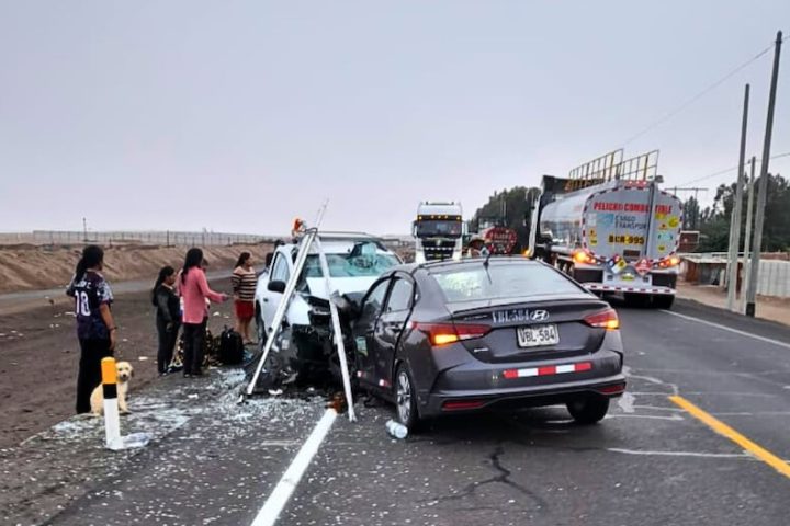 Head-on collision leaves one dead and five injured in Arequipa