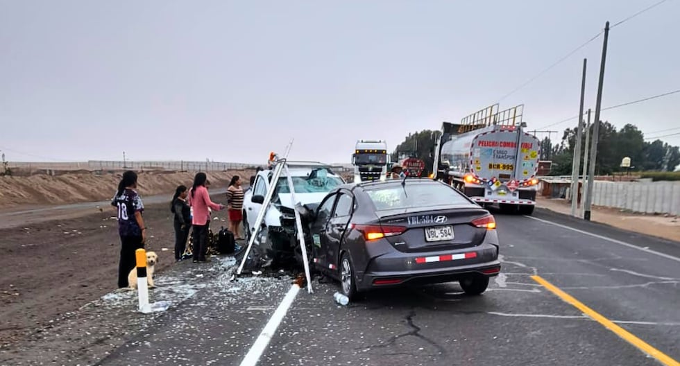 Head-on collision leaves one dead and five injured in Arequipa