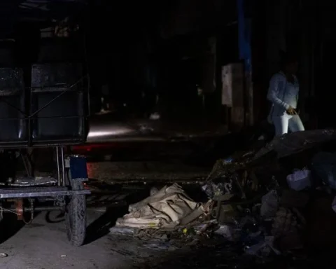 Una noche de apagón en La Habana, Cuba