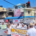 How was the march of the Jet Set Justice Movement and Los Haineros Dorados