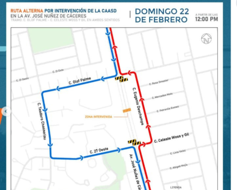 INTRANT will close the Núñez de Cáceres section this Sunday, these are the alternative routes