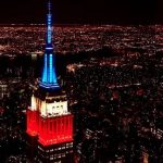 Iconic buildings of New York light up to celebrate the independence of the Dominican Republic