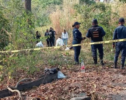 In Portuguesa they found a human skeleton on the banks of a river
