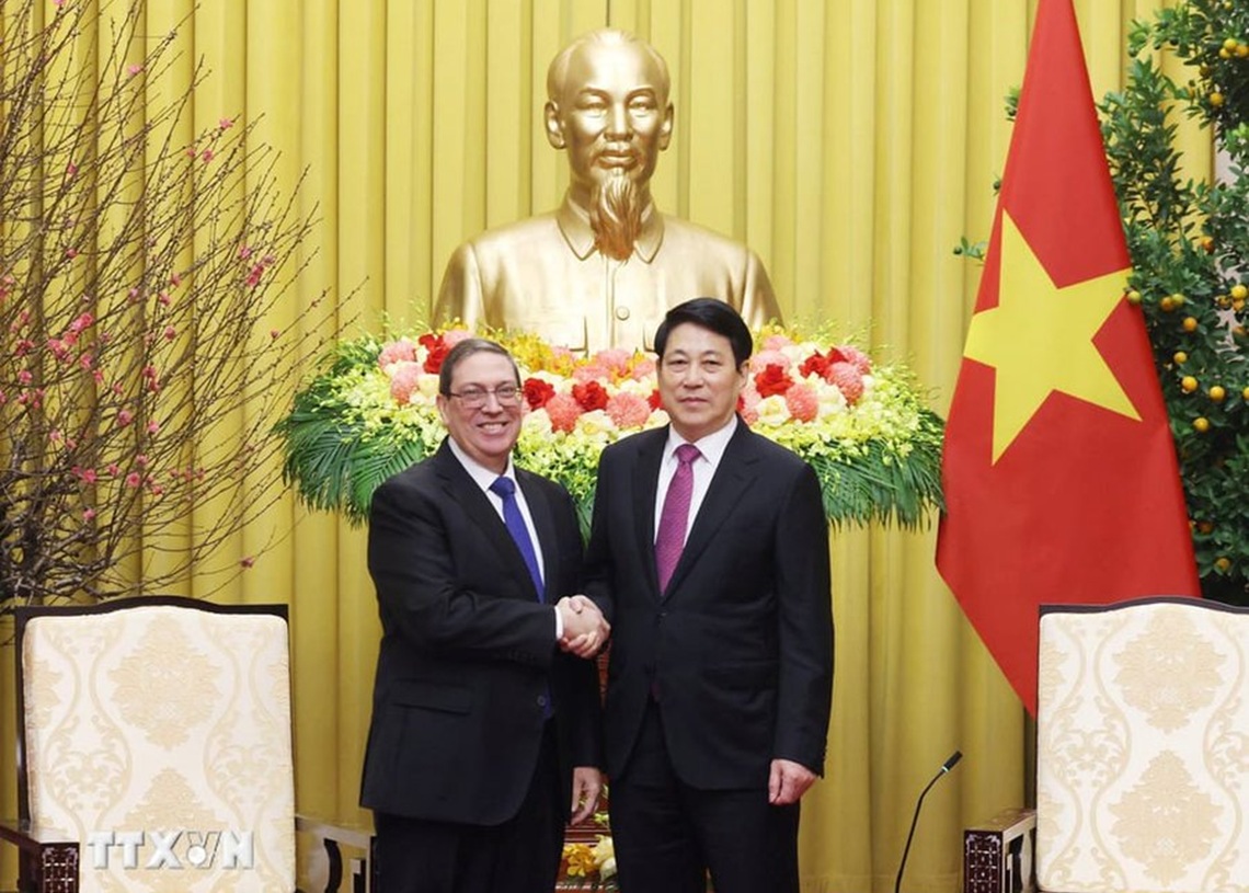 In full tension with the US, Bruno Rodríguez meets with the highest authorities of Vietnam