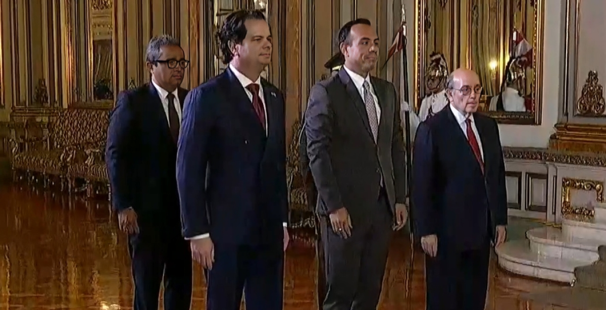 José Jerí received credentials from the new US ambassador, Bernie Navarro