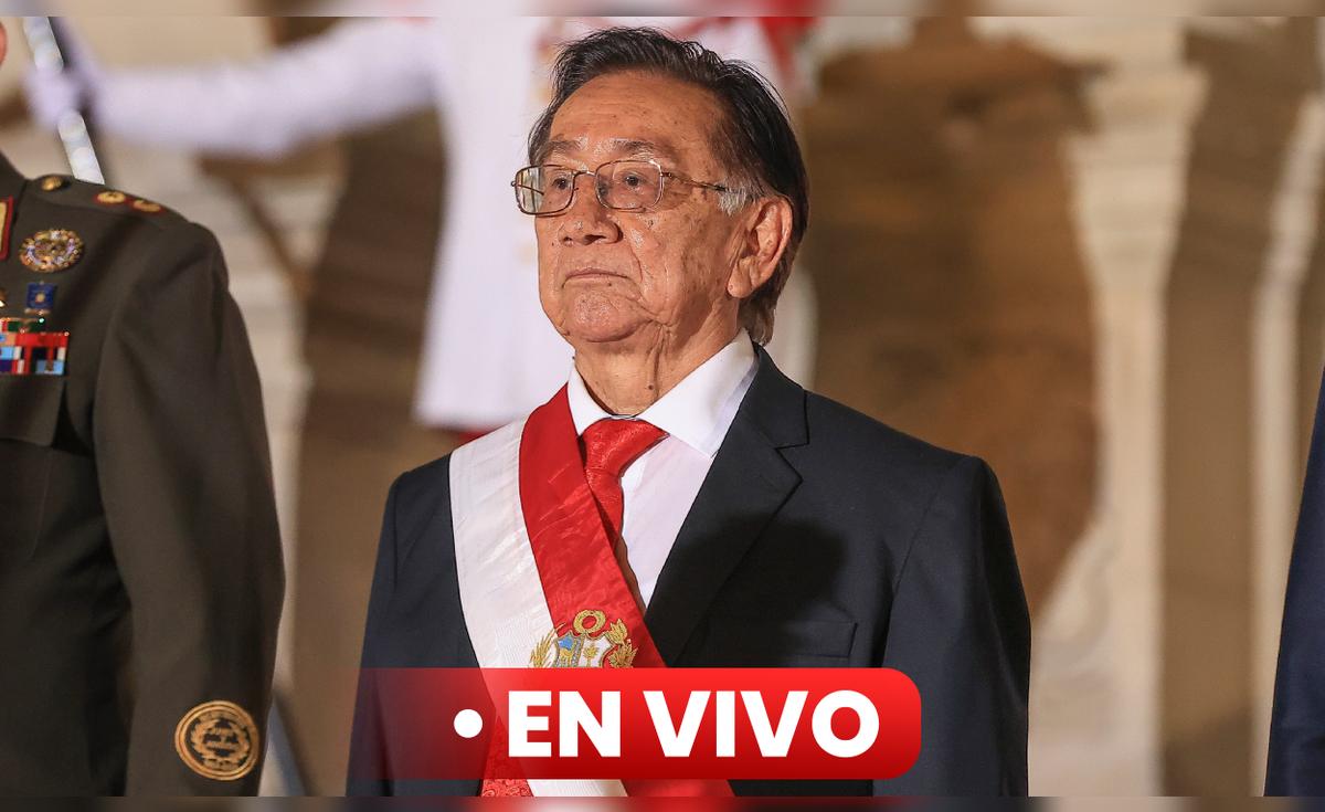 José María Balcázar LIVE: president arrived at the Government Palace amid questions from Congress