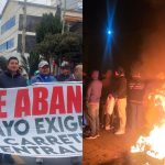 La Oroya: Regional strike began with a blockade of the Central Highway and a single-lane march