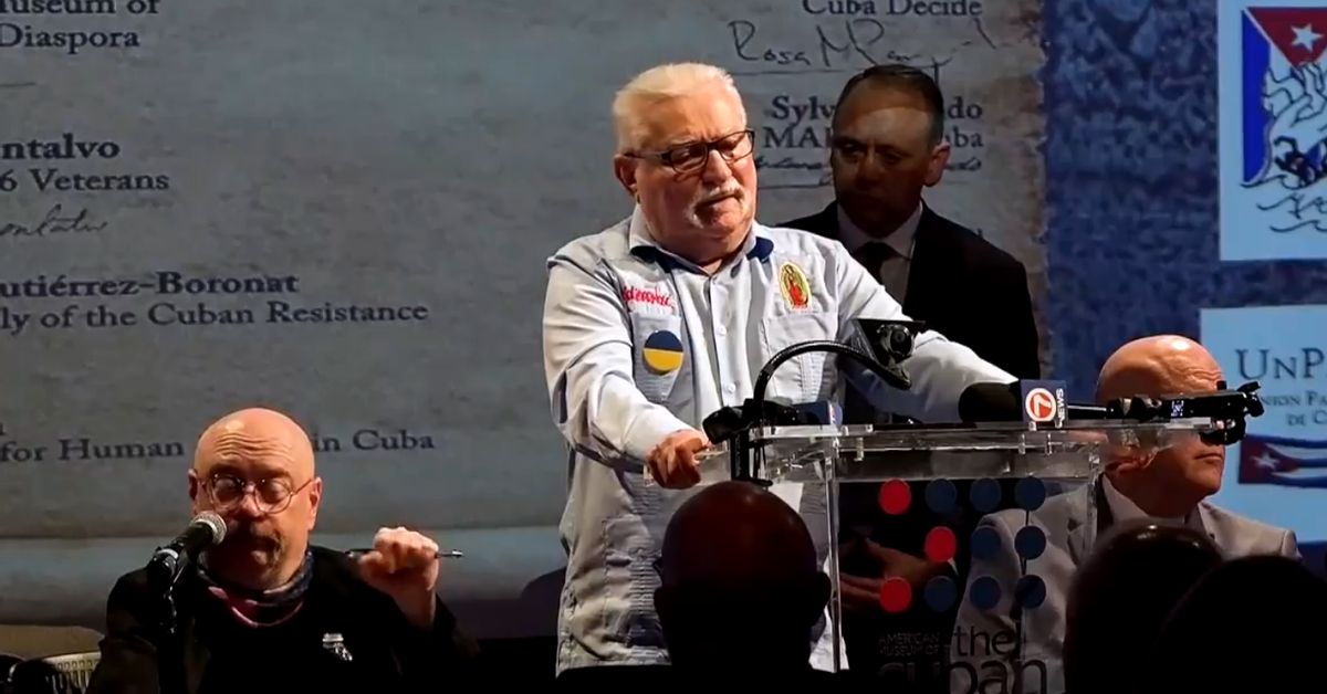 Lech Walesa to the Cubans: "They must take advantage of Trump, but he will not bring them freedom"