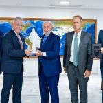 Lula receives US Mormon leaders at Palácio do Planalto