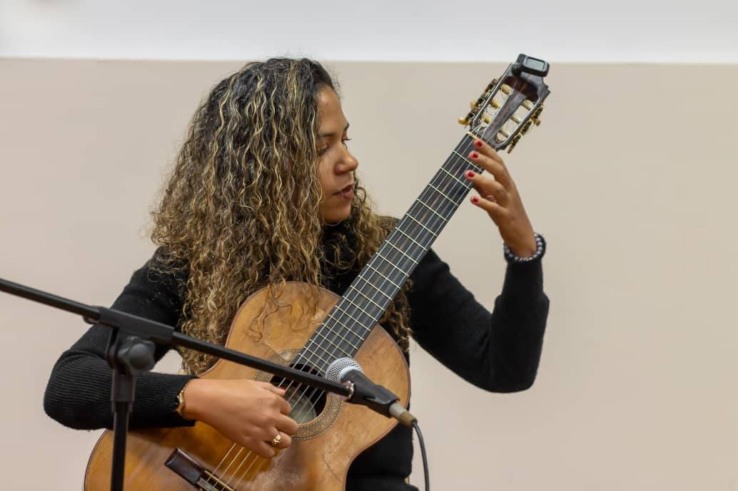 Mabel González Torres at the Vitier García-Marruz House