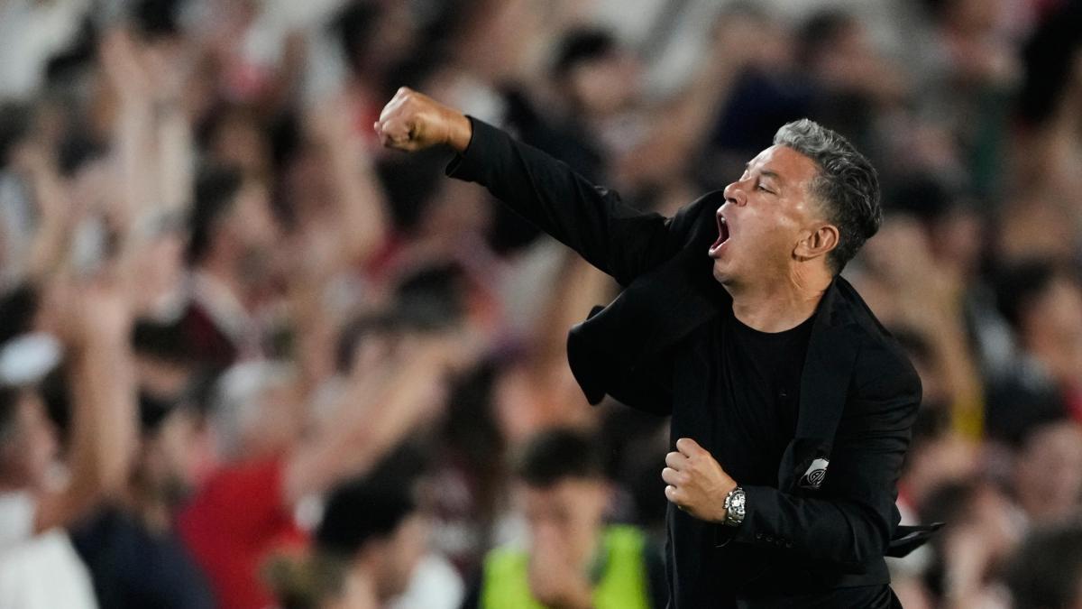 Marcelo Gallardo says goodbye to River amidst applause and with a victory