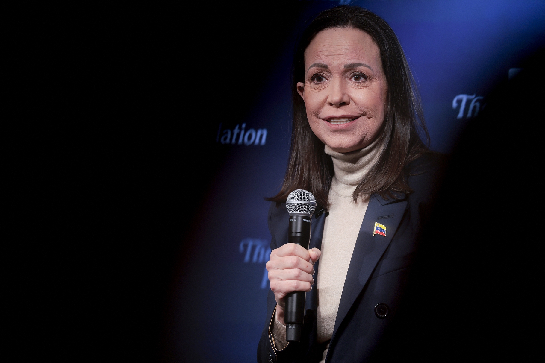 María Corina Machado presented a roadmap for the Venezuelan transition to the international community
