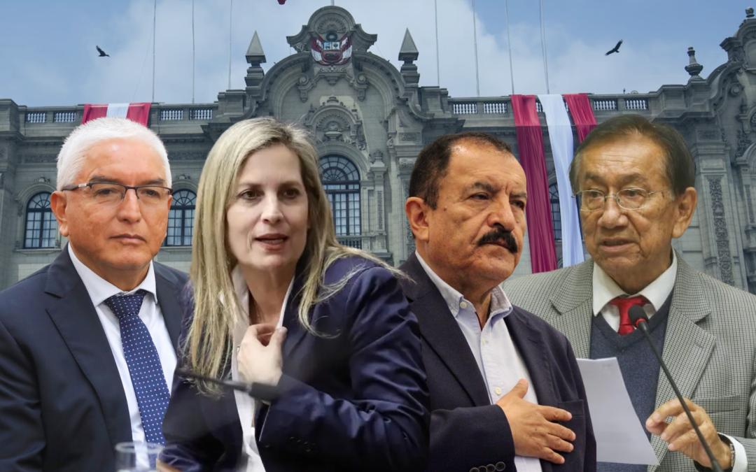 María del Carmen Alva, Héctor Acuña, Edgard Reymundo and José Balcázar are the candidates to succeed Jerí
