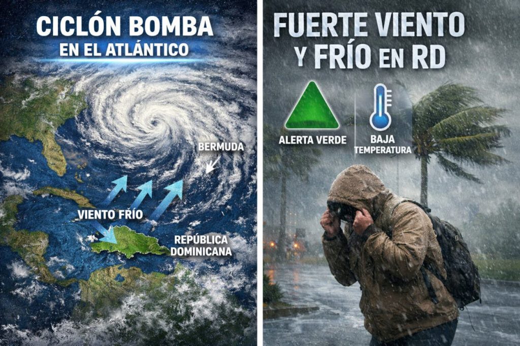 Meteorología atribuye baja temperatura y viento a presencia de «ciclón bomba» en el Atlántico