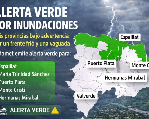 Meteorología emite «alerta verde» para seis provincias