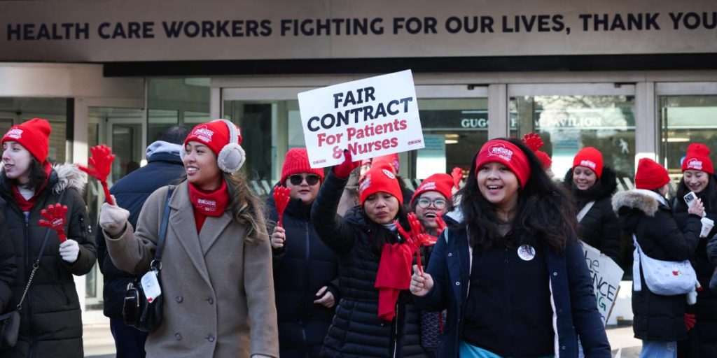 More than 10,000 striking New York nurses reach agreement for a 12% pay increase