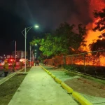 More than 19 hectares of the Guanta Valley affected by forest fire
