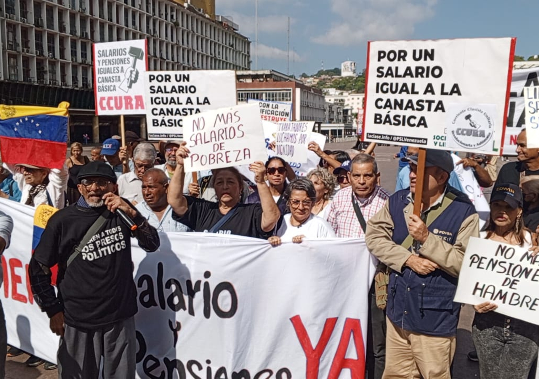 OVCS registers more than 20 protests in Venezuela: release of political prisoners and salary adjustment are the main demands