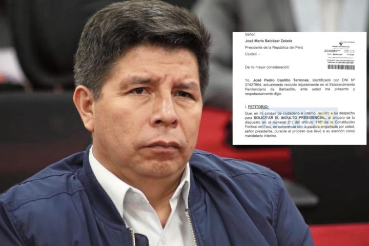 Pedro Castillo asks for a presidential pardon for José María Balcázar