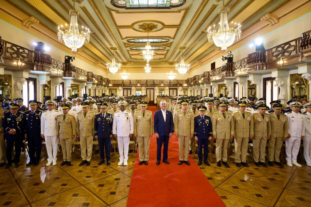 President Abinader recognizes the work of the Armed Forces and the National Police