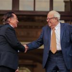 President Balcázar met with Julio Velarde