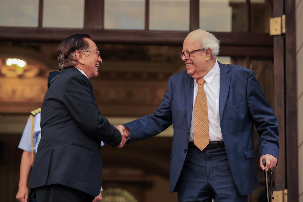 President Balcázar met with Julio Velarde